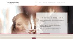 Desktop Screenshot of celestecapafons.com